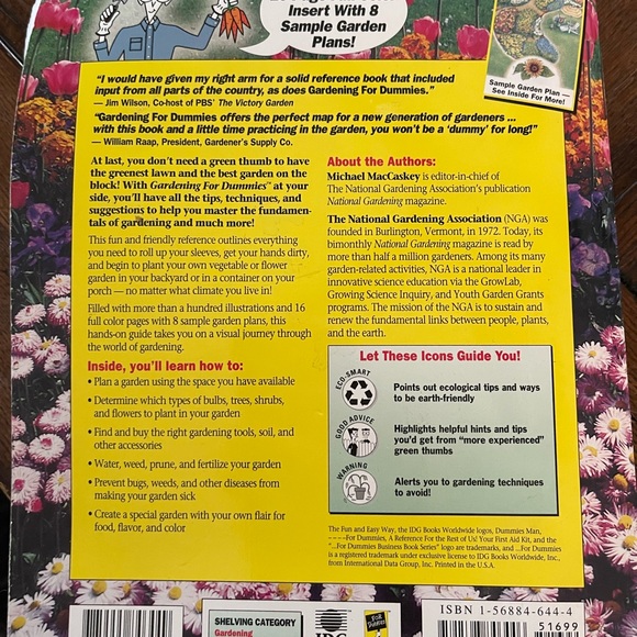 Gardening for Dummies book - Picture 2 of 2